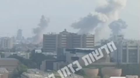 Impacts in Tel Aviv early morning
