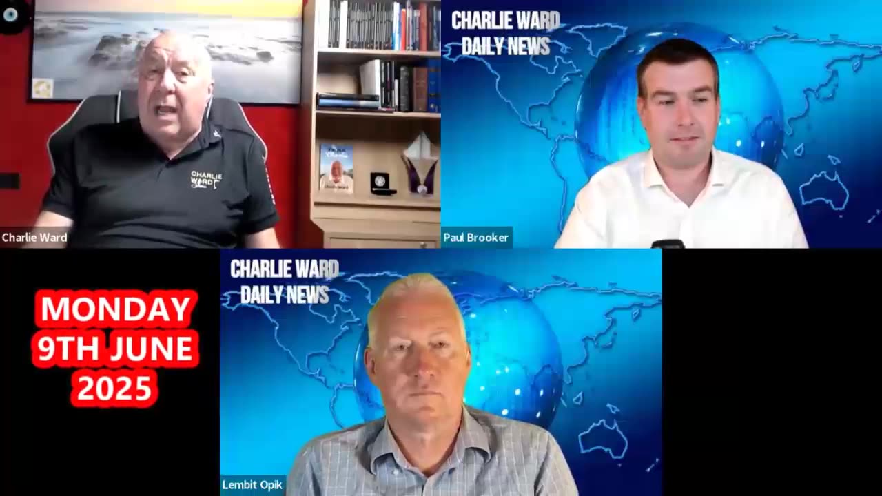 Update June 9: "Charlie Ward Daily News With Paul Brooker & Lembit Opik" .......