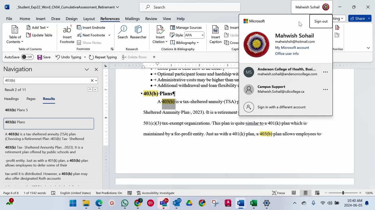 Module 5 - retirement