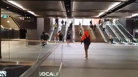 Was shoe sole near escalator in Wynyard Station part of Operation Crazy Cooker?