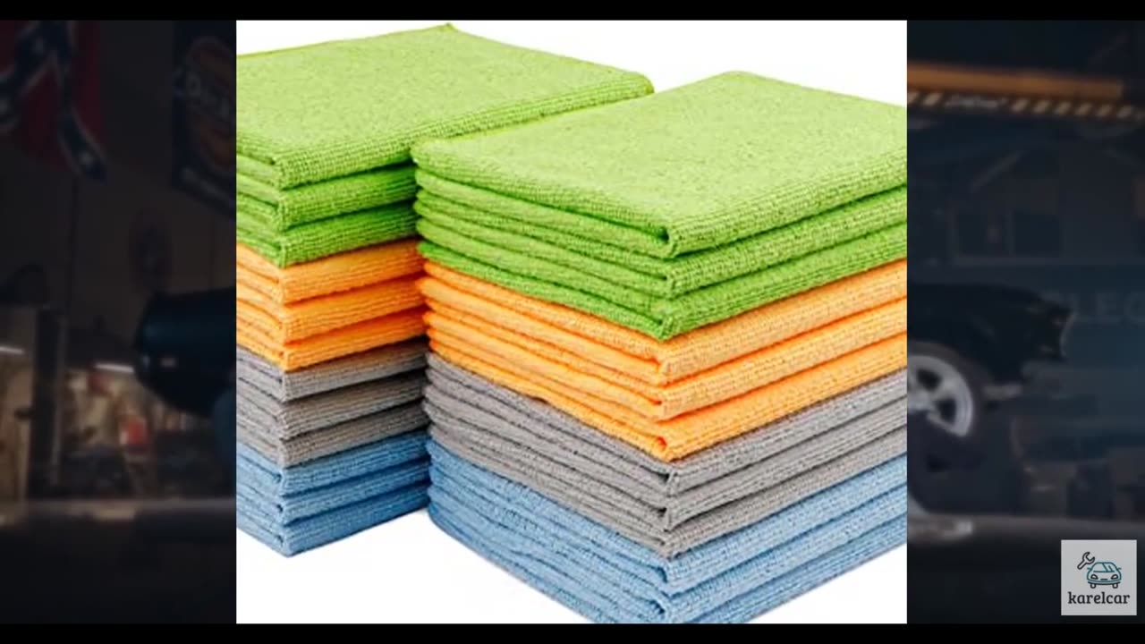 AIDEA Microfiber Cleaning Cloth 24 Pack, Microfiber Towels for Cars, Soft & Abso