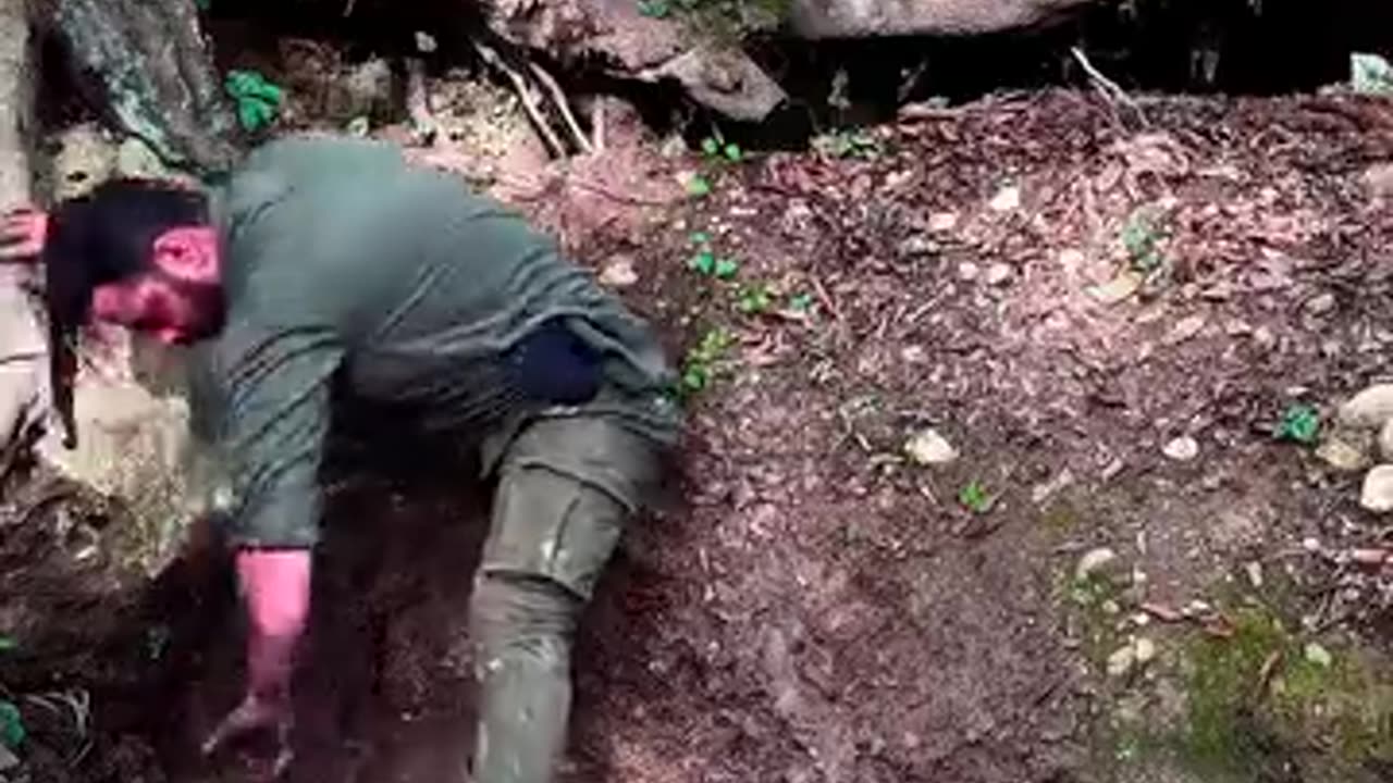 Survival Skills Building A Warm Shelter With Small Axe