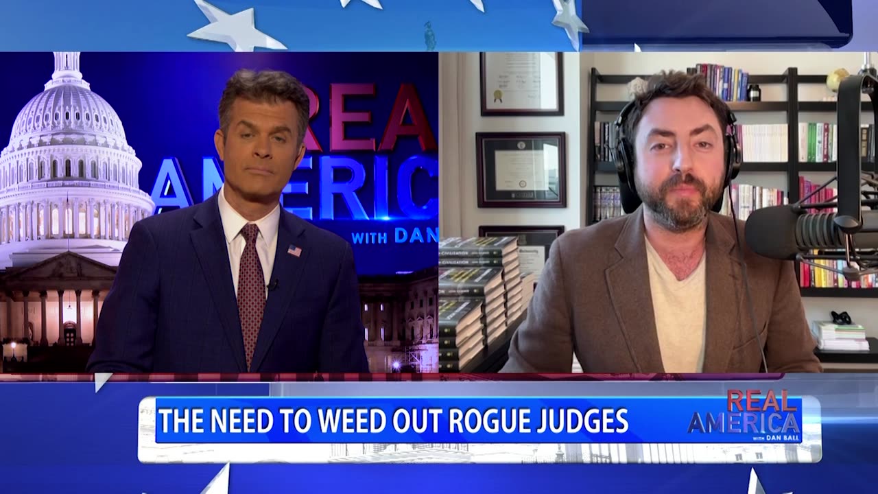 REAL AMERICA -- Dan Ball W/ Josh Hammer, Judge Threatens Contempt Against Trump, 4/17/25