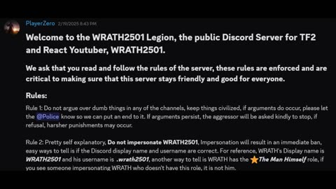 2025 we are talking about Wrath2501 Discord Server and this happens!!!!!