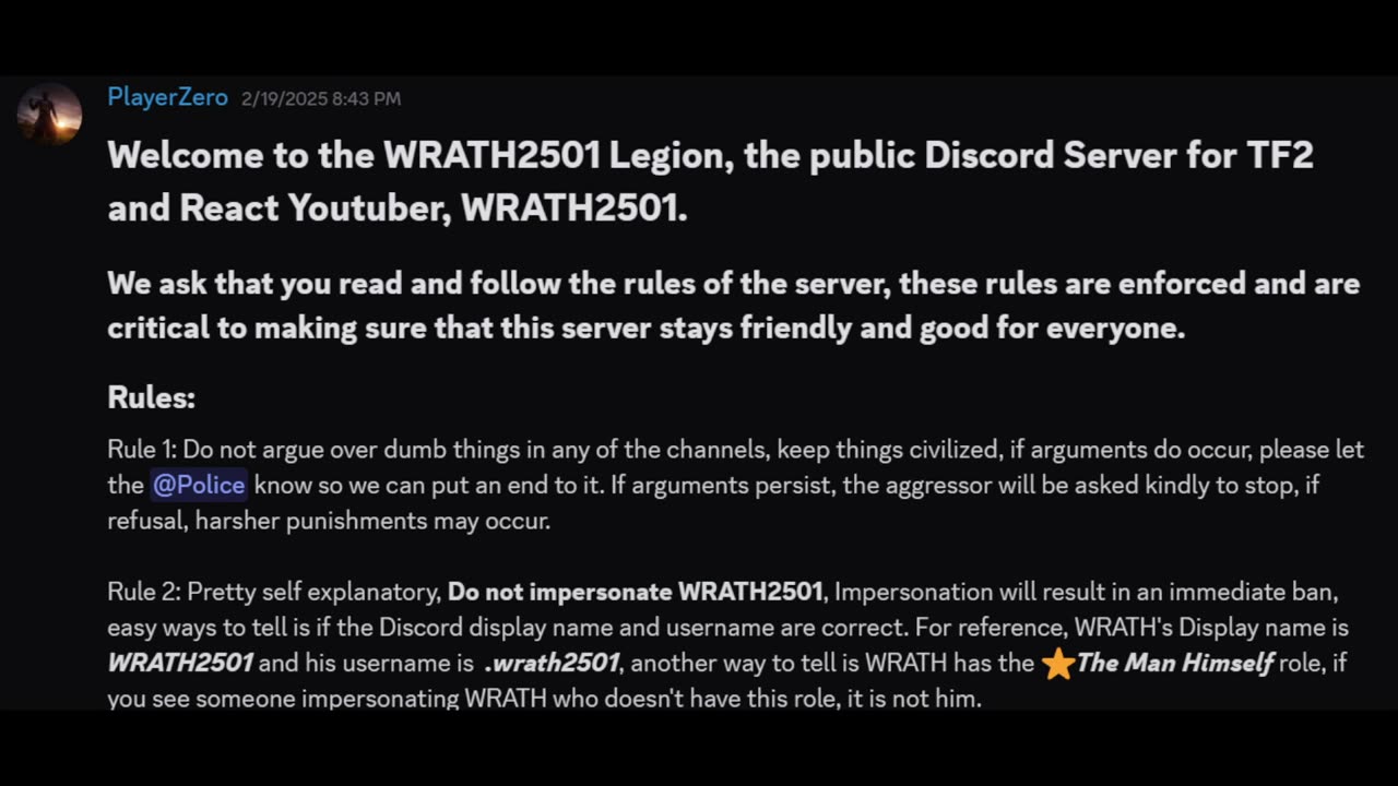2025 we are talking about Wrath2501 Discord Server and this happens!!!!!