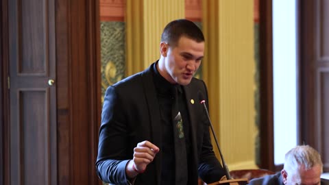 Rep. Josh Schriver SHUTS DOWN the left on allowing Men in Women's Sports
