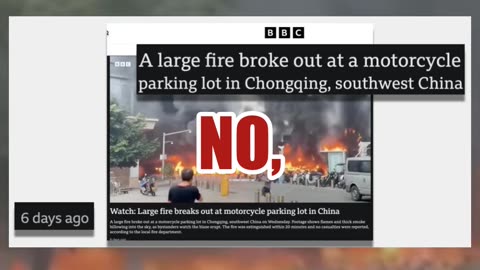 Fact Check: Video Does NOT Show Tel Aviv Fire After Iranian Attack -- China Parking Lot Fire