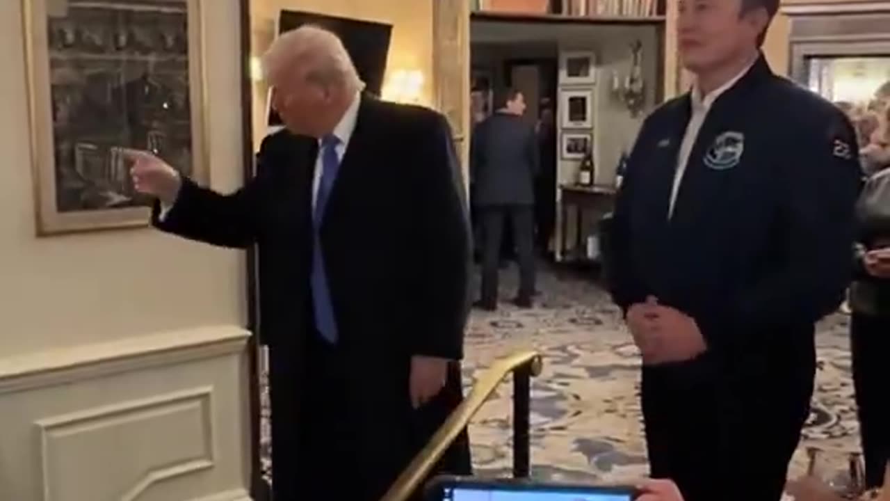 President Trump and Elon Musk are seen together 👀