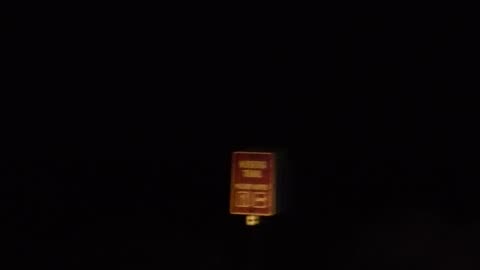 Sign on the way back to the hotel is quite shiny, looks kinda funny