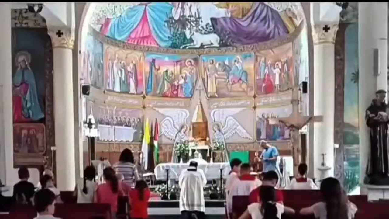 When Palestinian churches are getting bombed by Israel