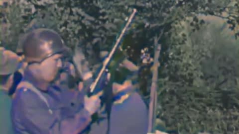 Allied forces meet 1945 🤝 Torgau, Germany 🇺🇸🇷🇺 #ColourizedFootage