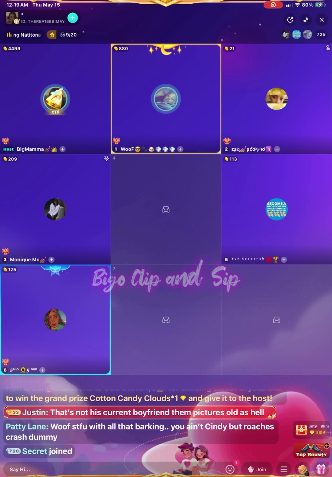 EbbiMay says OGs/others need a meeting to freeze PrinceJay out on Bigo 5/14/25 #bigoclipandsip