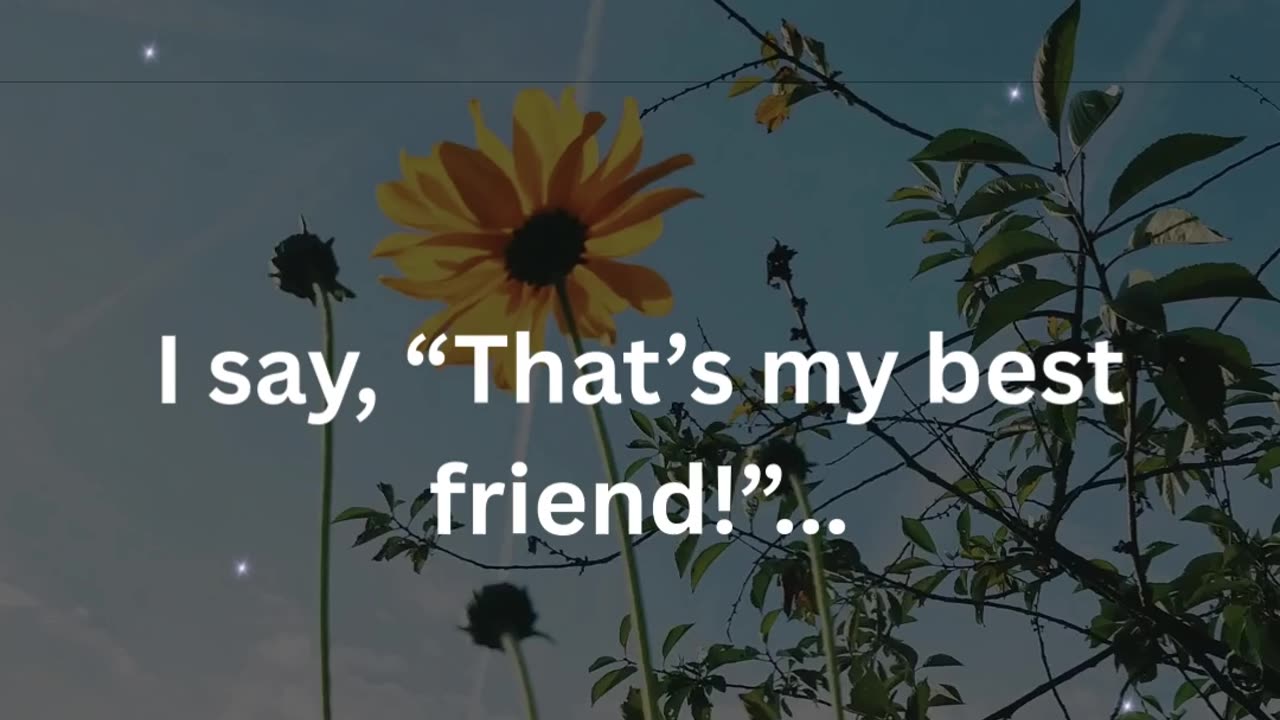 Good friends, but we don't talk!