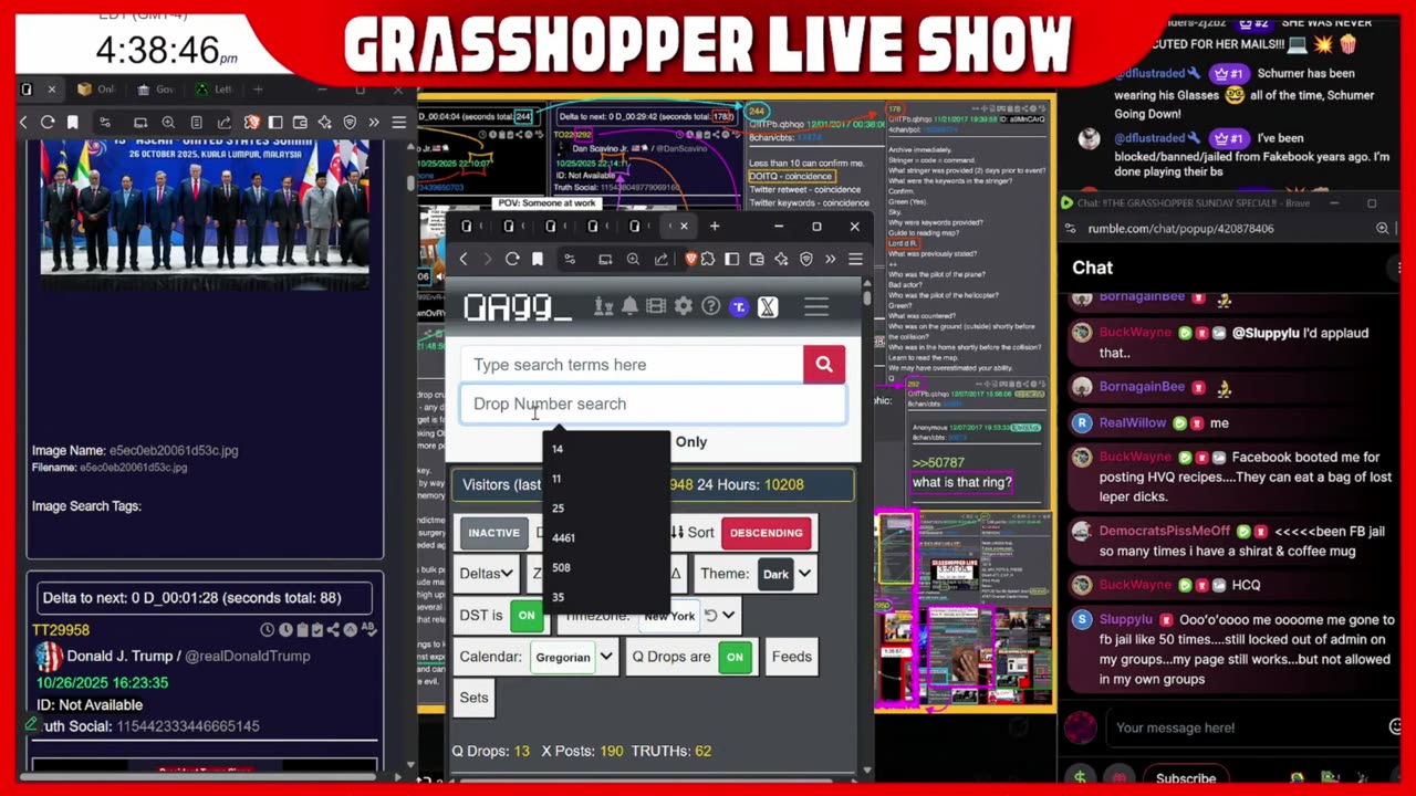 GH Live 10-26-2025 - Trump posts on X before show's end
