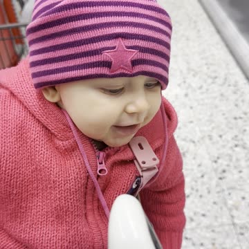 Baby Kayla in the Toy Section — So Excited! 🧸🎉