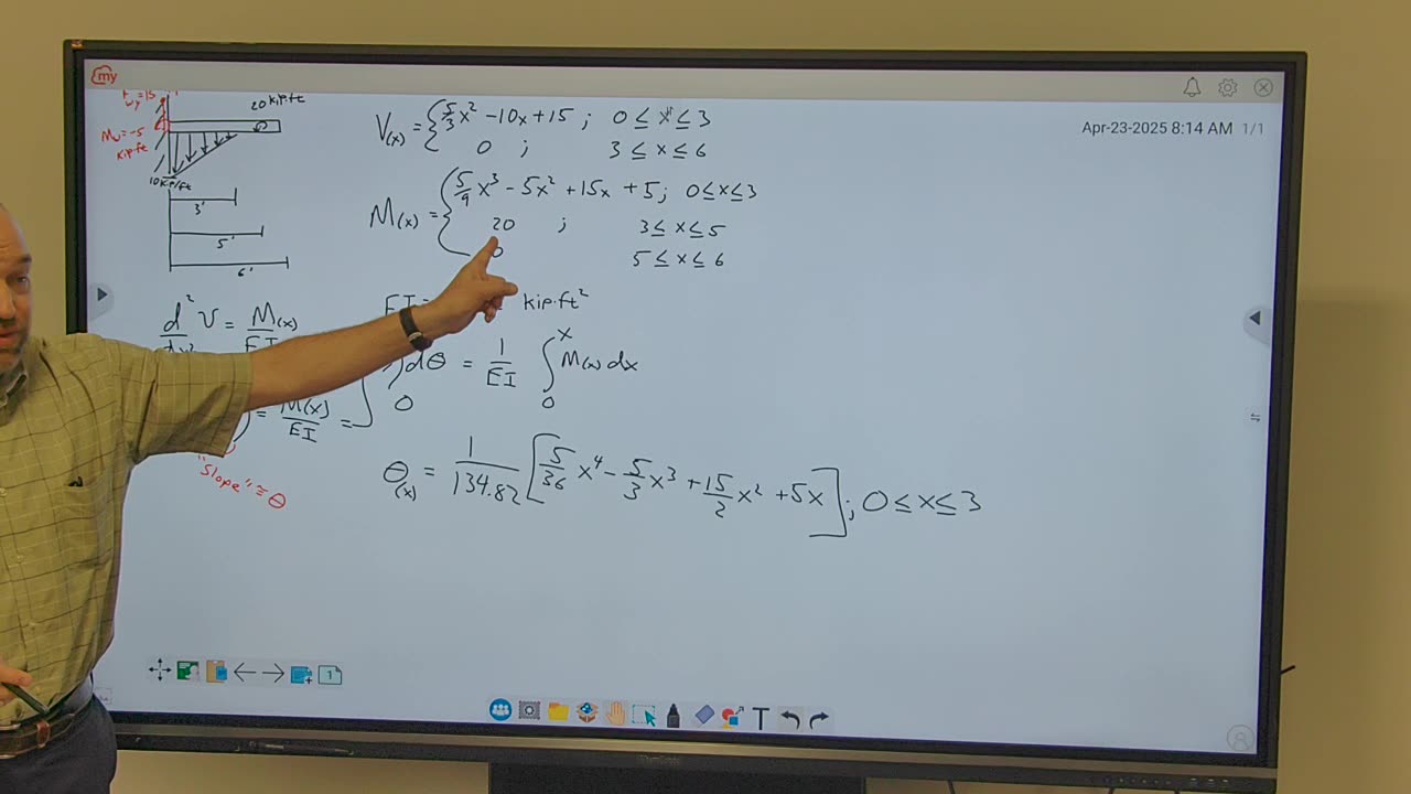 Mechanics of Materials: Deflection of beams Part 2a