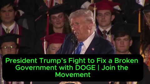 President Trump’s Fight to Fix a Broken Government with DOGE | Join the Movement