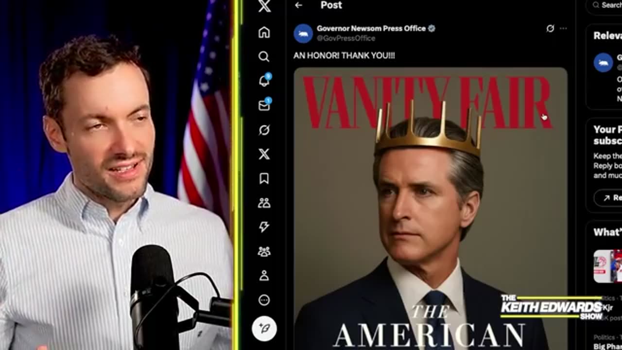 Newsom OBLITERATES Melania as Fox Host LOSES HER MIND