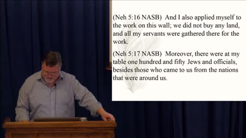 Nehemiah 5 & 6 - They were selling their own people to get rich in the sight of the nations. 2004