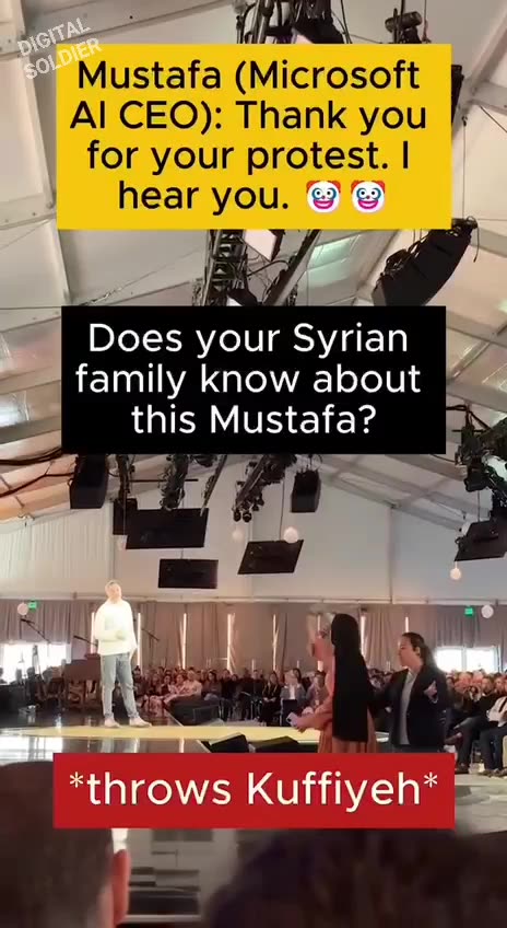 Bloody Microsoft: "All of Microsoft has blood on their hands".