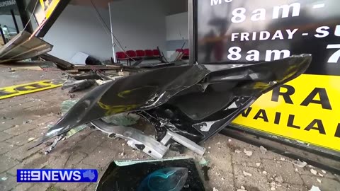 Teen boy charged after crashing through a medical centre in Sydney's west