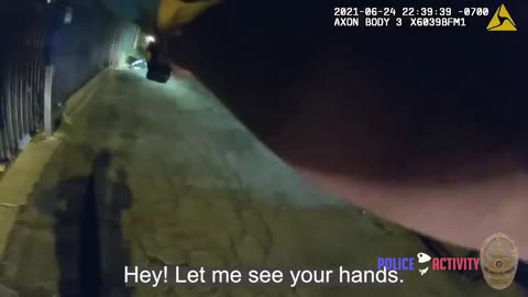 LAPD Gang Cop Shoots Gangster With A Gun