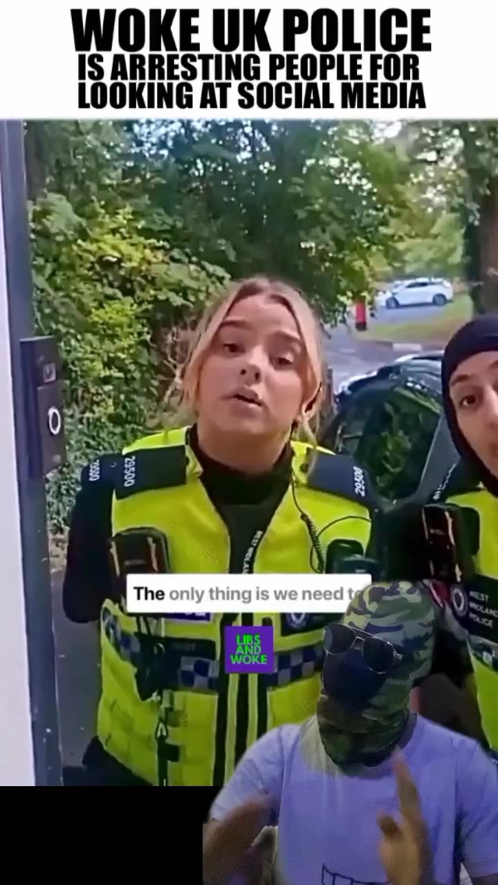 UK arrests citizen over looking at aso social media post