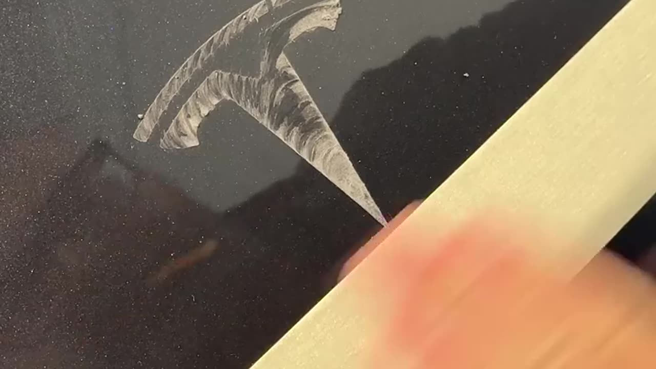 Tesla Satisfying ASMR | Removing Car Emblems