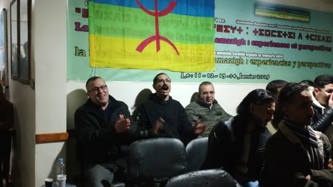 احتفال بالسنة الامازيغية الجديدة 2976 جمعية ماسينيسا طنجة وصلة غنائية من الريف الكبير ثاموث