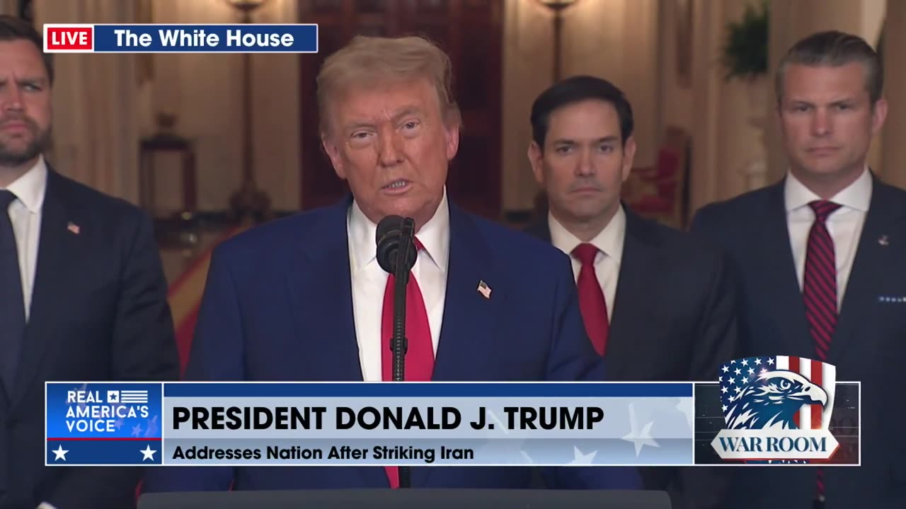 TRUMP WARNS IRAN