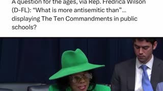 Politics - 2025 Cmon FL Liberal Demoncrap Rep Fredrica Wilson D-FL WOW
