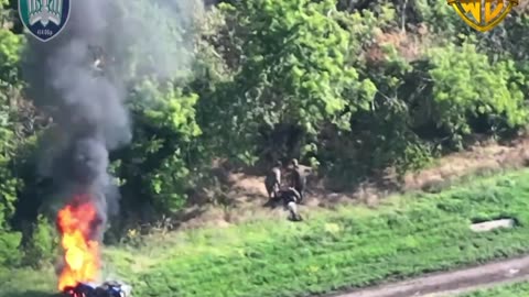 🔥 Chariot of fire from the Russian occupiers in Pokrovsk direction. The work of WORMBUSTERS