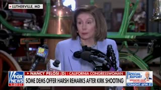 Nancy Pelosi refused to take accountability for the violent left-wing rhetoric that led