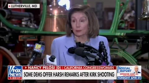 Nancy Pelosi refused to take accountability for the violent left-wing rhetoric that led