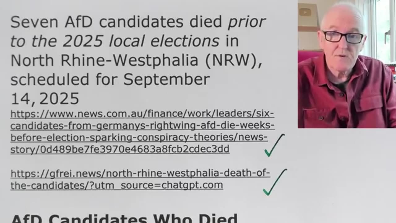UNUSUAL DEATH CLUSTER (Dr. John Campbell | 2025-09-07)