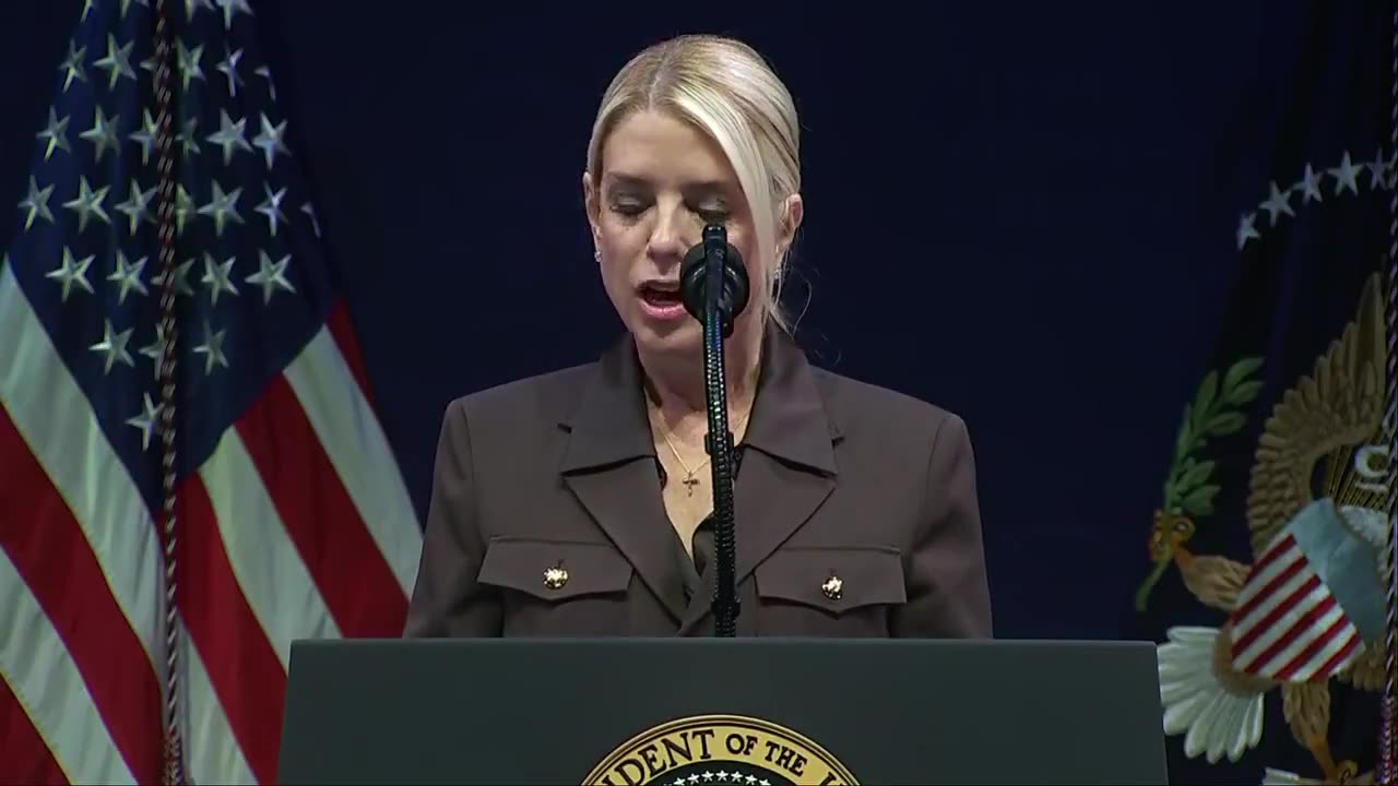 AG Pam Bondi: There is no greater defender of the 1st Amendment than POTUS