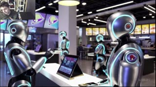 The Robots Work At A Taco Bell Restaurant Fake Funny Parody Video With Live Commentary