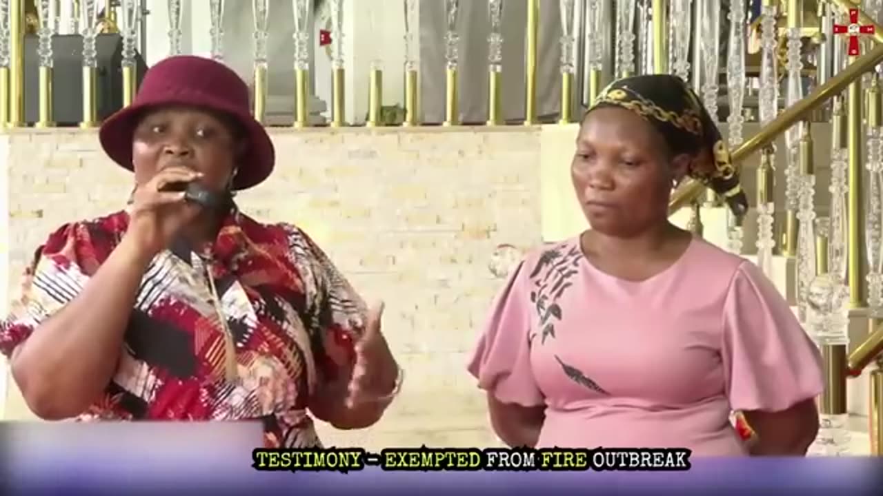 FIRE THAT WOULD HAVE ENGULFED HER STORE MIRACULOUSLY PASSED OVER IT. (reference; Exodus 12:13 )