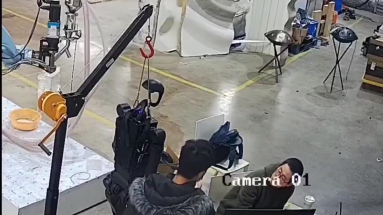 Strange robot reaction