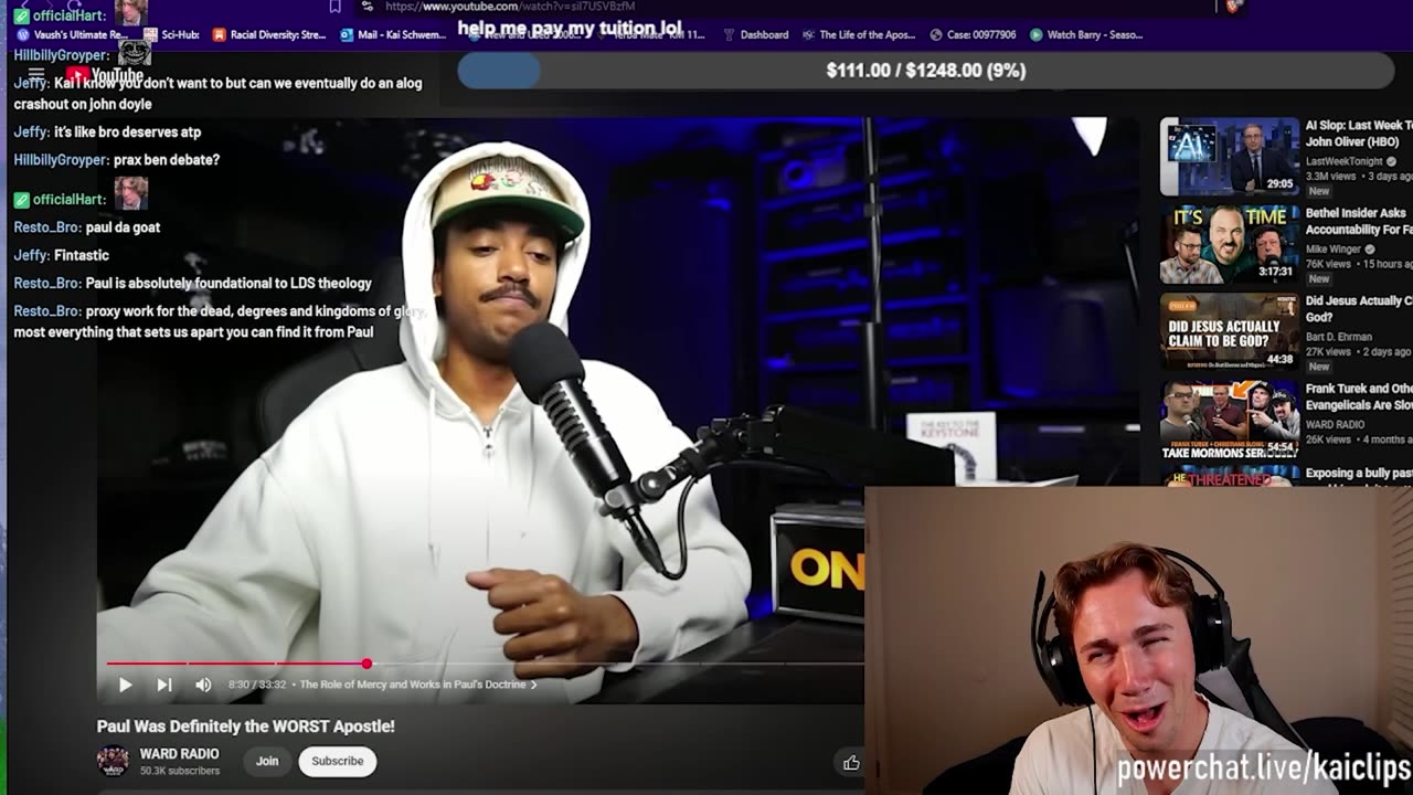 KaiClips reacts to Ward Radio claiming Paul is the worst Apostle