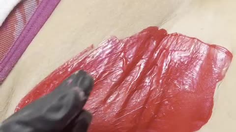 Underarm Waxing in Texas | Sexy Smooth Cherry Desire Hard Wax Demo by @glowbyjo