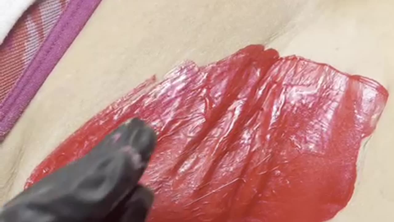 Underarm Waxing in Texas | Sexy Smooth Cherry Desire Hard Wax Demo by @glowbyjo