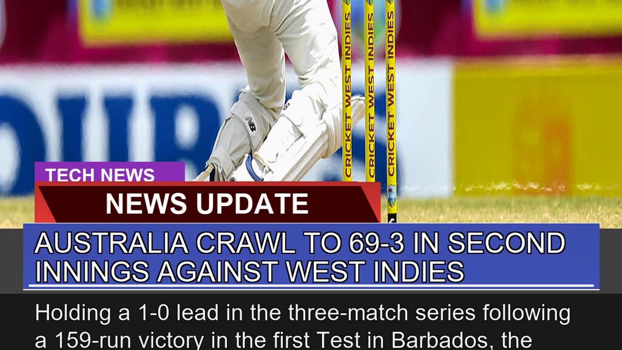 Australia Crawl to in Second Innings Against
