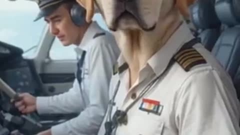 "Captain Buddy 🐾✈️ | When a Labrador Became a Sky Pilot!"