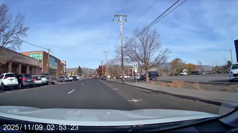 Dash Cam video driving from Klamath National Forest to Klamath Falls OR