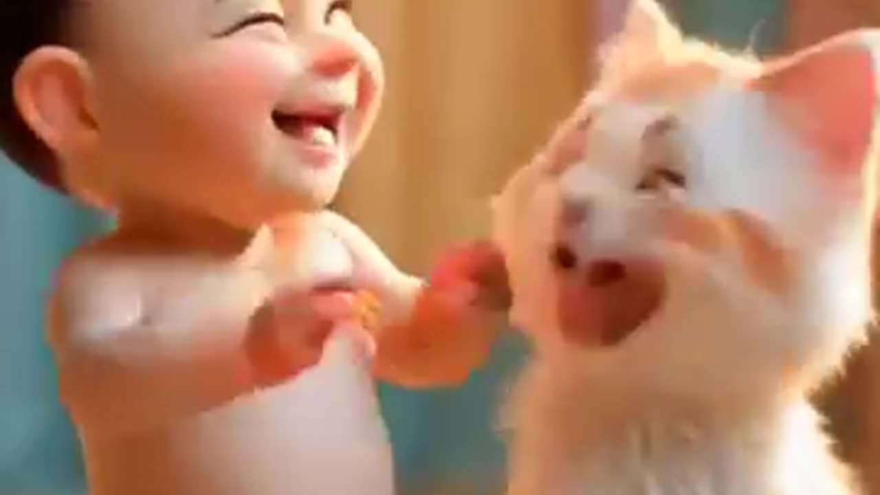 Baby & Kitten