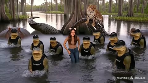 GUESS WHO showed up at "ALLIGATOR ALCATRAZ" on the 1st Day for GRAND OPENING Ice Detention Florida