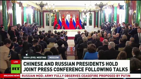 #LIVE - LADYDRAGON= PRESIDENT OF CHINA XI JINPING ARRIVAL IN MOSCOW + BRIEFING WITH PRESIDENT PUTIN