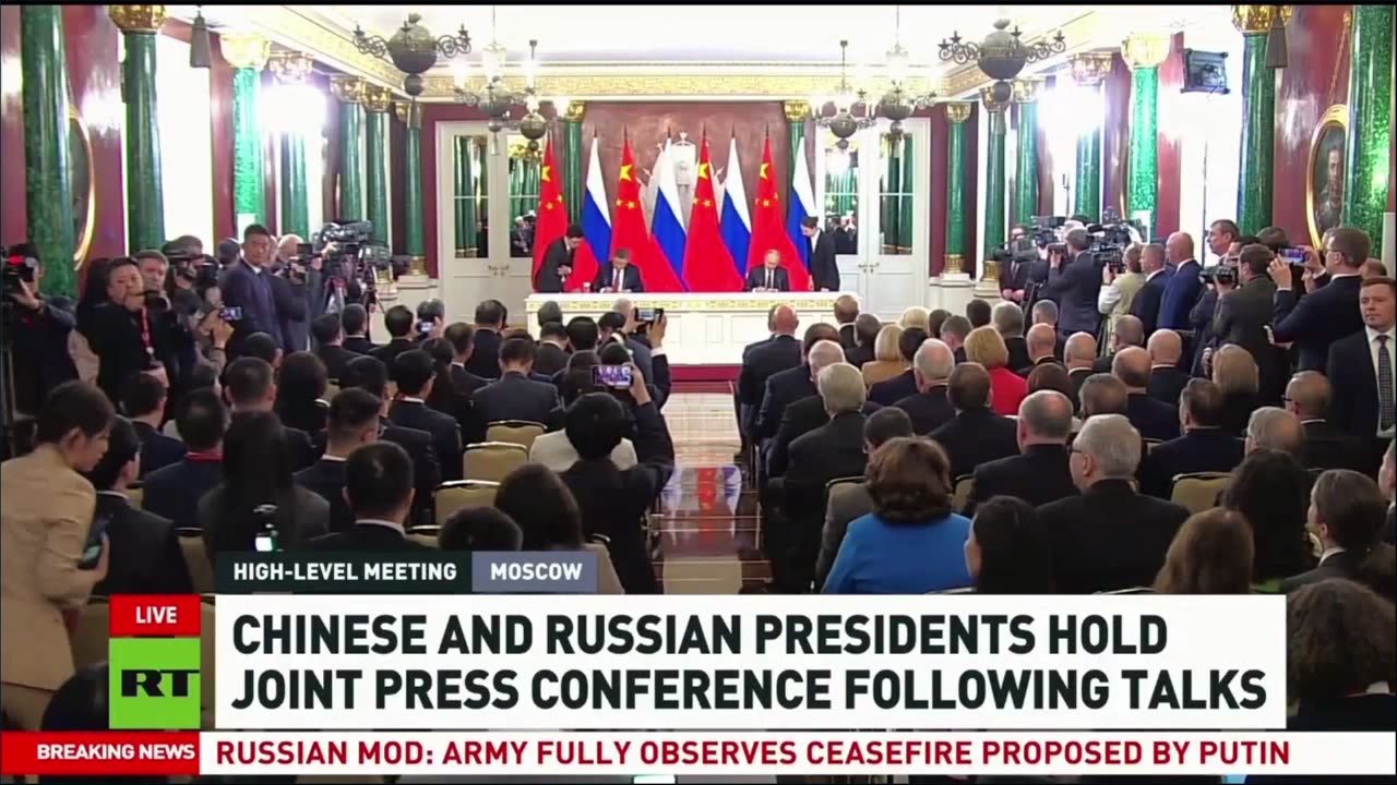#LIVE - LADYDRAGON= PRESIDENT OF CHINA XI JINPING ARRIVAL IN MOSCOW + BRIEFING WITH PRESIDENT PUTIN