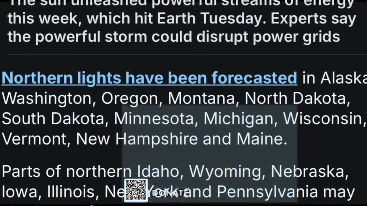 Massive solar storm set to hit in matter of HOURS causing global b